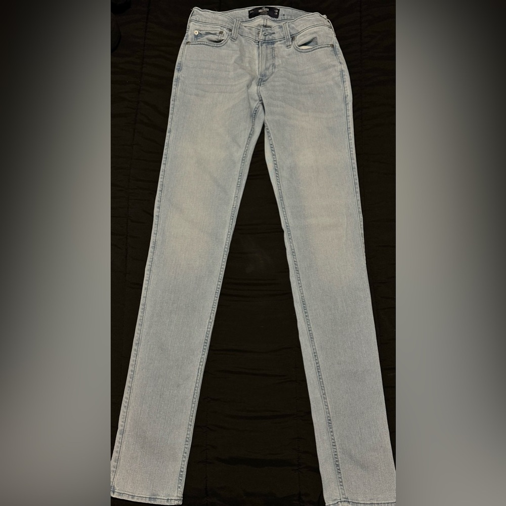 Staked skinny jeans